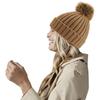 Pom Pom Faux Fur Chunky Knit Beanie