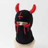 2020Fashion Womens Knit Full Face Ski Mask Crochet Balaclava Winter Warm Kawaii Cute Bunny Ears Knitted Balaclava Face Cover Mask