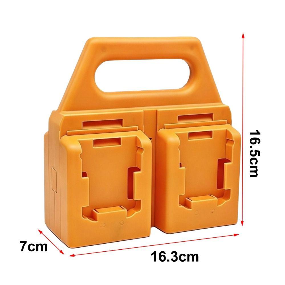 Fixing Devices Battery Storage Rack 4 Slots Battery Base Bracket for DeWALT 18V Home