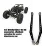 Aluminium Alloy Upper Suspension Links Remote Control Car Accessory for 1 10 Axial 90018 RC CrawlerBlack