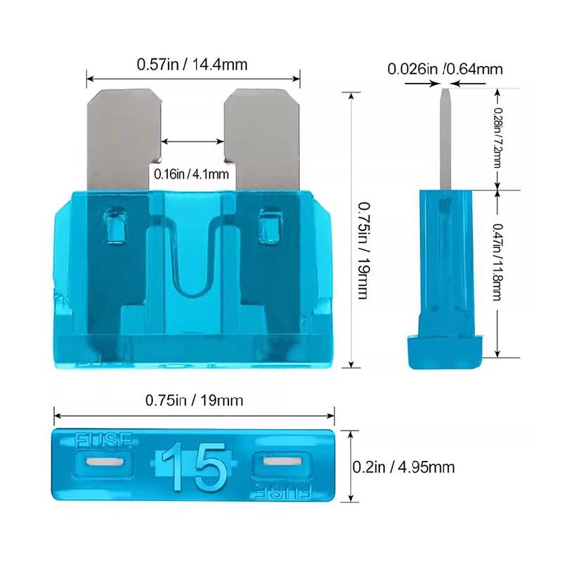 Car Fuses Assorted Kit Mini Standard Micro with Box 180Pcs 300Pcs