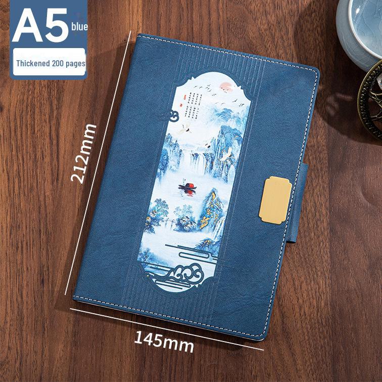 Подарочный набор из креативных деловых блокнотов 2025 года с магнитной застежкой