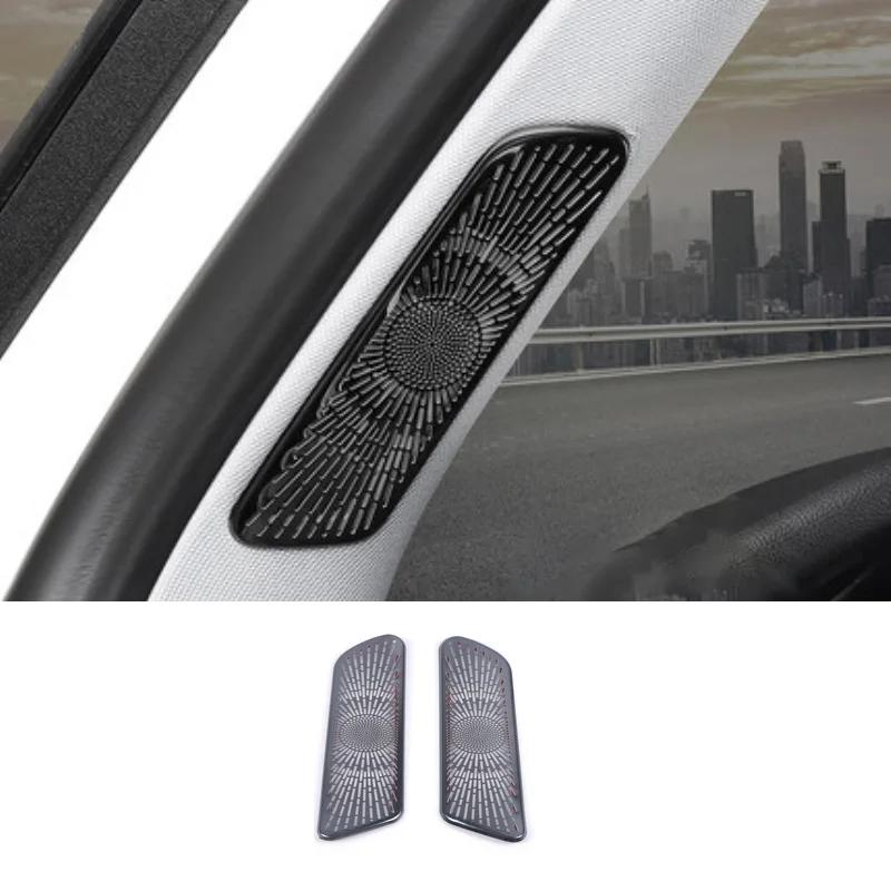 For Lincoln Corsair Interior Speaker Cover Car Side Door Stereo Audio Sound Frame Decoration Sticker Car Accessories