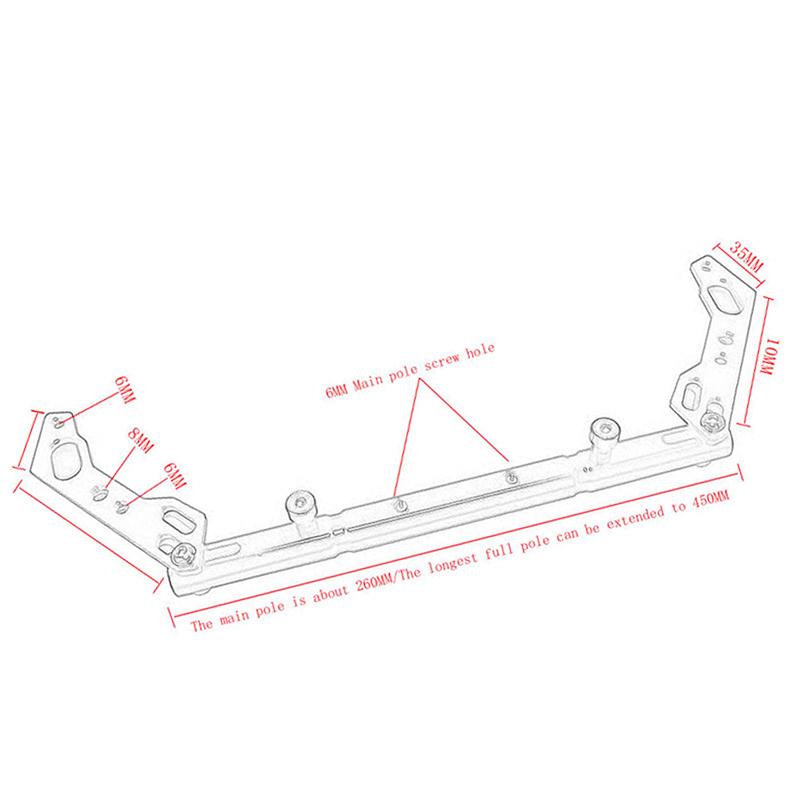 Универсальный мотоциклетный балансир, регулируемый удлинитель, держатель для телефона, перекладина, руль, многофункциональный балансир