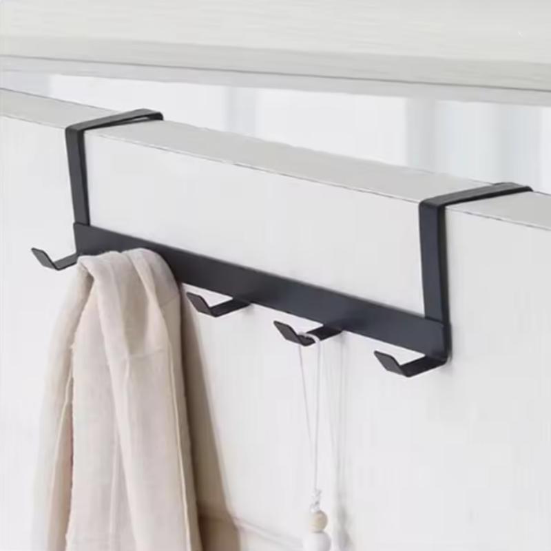 Крючки над дверью, 5 крючков, органайзер для дома, ванной комнаты, вешалка для одежды, пальто, шляпа, вешалка для полотенец, аксессуары для ванной комнаты и кухни