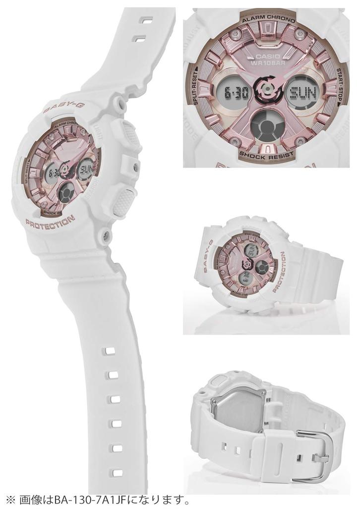 Часы Babygie черные [Casio] [] BA-130-1A4JF женские