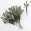 Набор из 10 шт. Рождественские искусственные ветки сосновой хвои, Искусственные ветки сосновой хвои, Веточки, Искусственная зелень, Сосновые пики