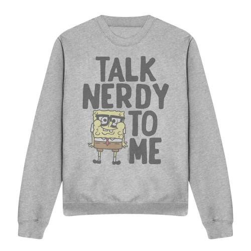 Толстовка унисекс для взрослых SpongeBob SquarePants Talk Nerdy To Me