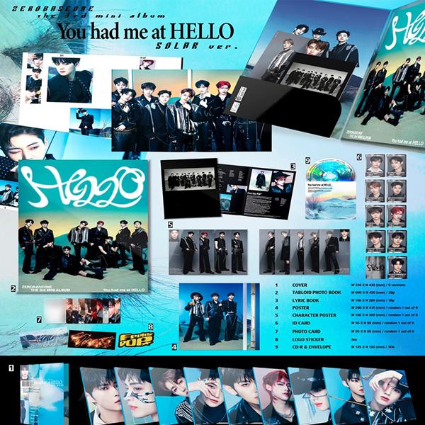 ZEROBASEONE Третий мини-альбом [Я был у вас в HELLO] (Solar Limited Ver / +Онлайн POB)