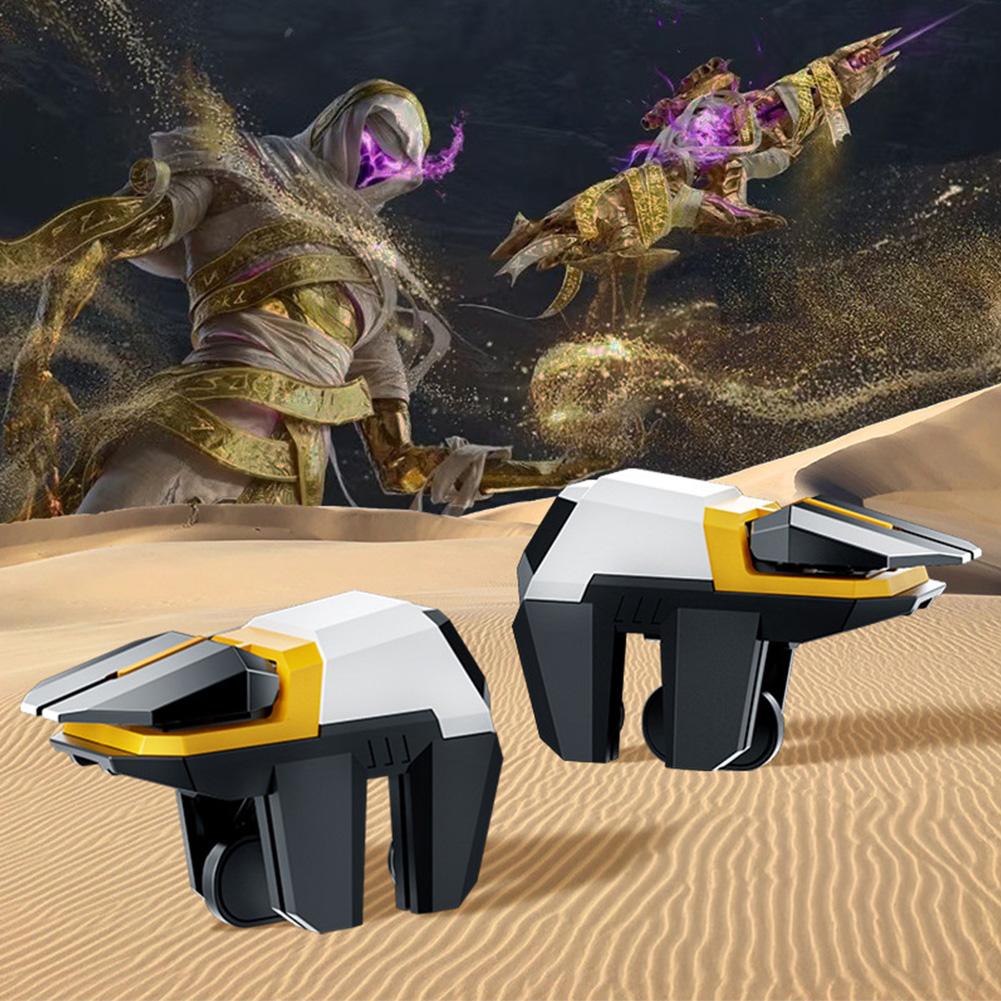 Controller 1 Mobile Game Pair 46finger Linked Shooting Game Mechanical Trigger Physical Auxiliary Gaming Gear