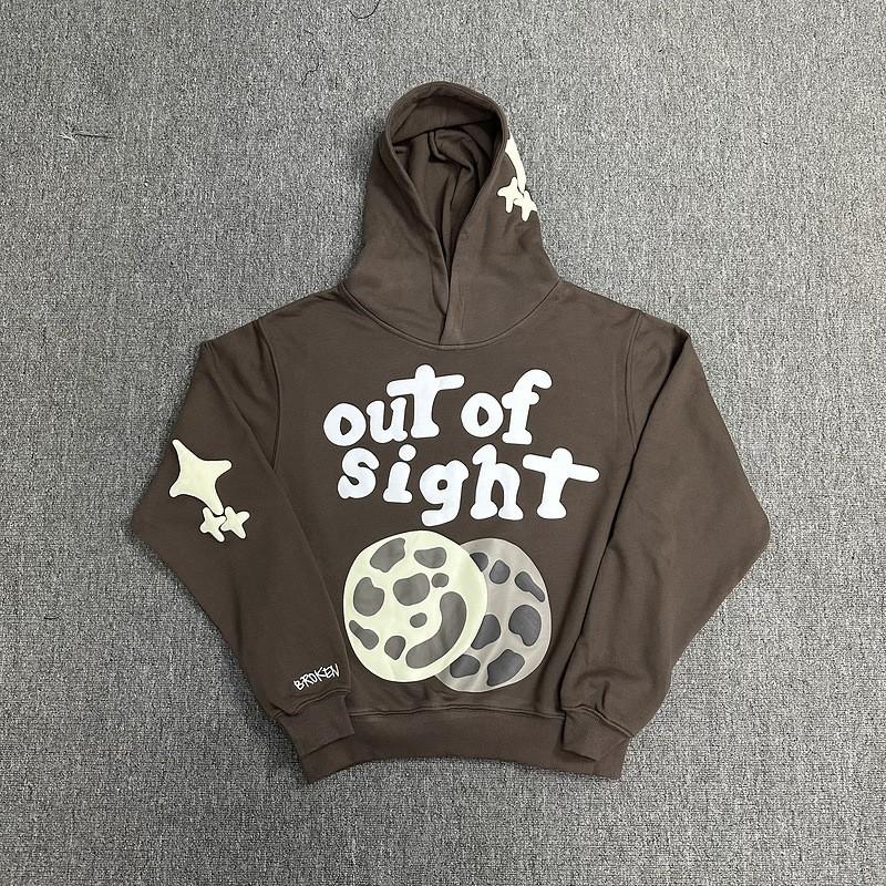 Сет Худи Broken Planet Streetwear С 3D Объемным Принтом Свободный Крой Хлопковая Толстовка Мужская