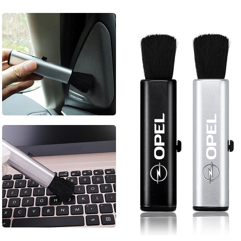 AAAYT1 1Pcs Car Interior Cleaning Brush Air Vent Dust Removal Tools For Opel Astra Grandland Corsa Mokka Frontera Insignia Zafira Karl