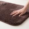 Indoor Doormat Thick Plush Bath Rug Bathroom Non Absorbent Extra Soft Slip Rug Fluffy Microfiber Shower for Floor/Tub 24 x 16 Inch Washable