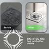 Shower Hair Drain Catcher Wash Basin Drain Strainers Hair Stopper Easy Clean Anti Odor Filter Basket Fast Drainage Bathroom