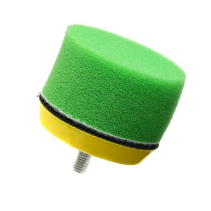 16Pcs/Set Car Detail Polished Sponge Disc 50mm Polishing Circle Buffing Pad Tool Kit Car Polisher Wax Pads Auto Accessories