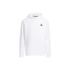 Adidas 3D Deboss Spacer Sleeve Hoodie Solid Color Logo Golf Sports Hoodie Men Hoodies White HY0969