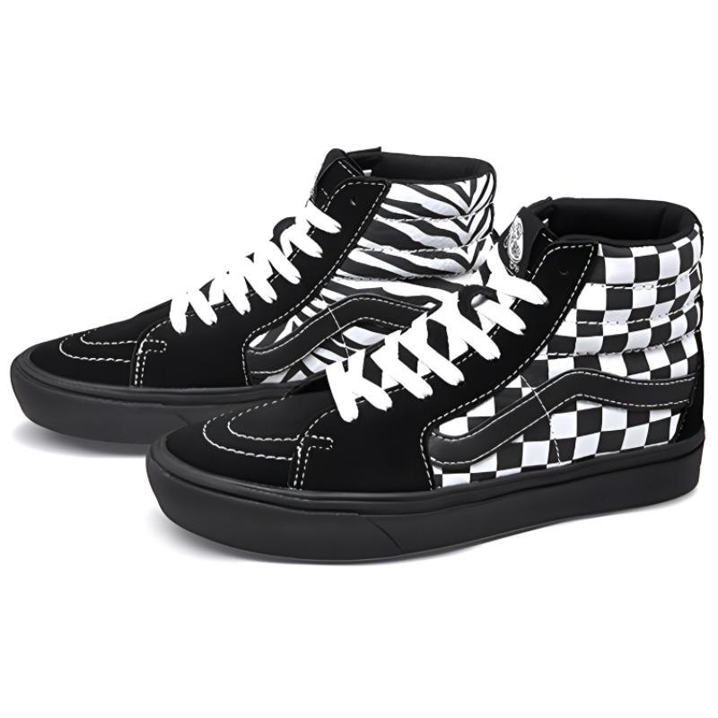 Vans Sk8 Hi ComfyCush 'Mixed Media Black Checker' Vans VN0A3WMB17Q