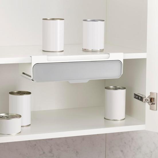 Kitchen Spice Rack Wall-mounted Spice Organizer Plastic Seasoning Bottle Holder Pantry Organization Rack