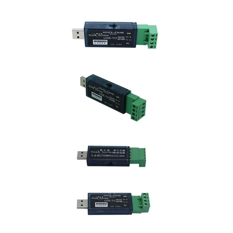Промышленный USB-преобразователь в последовательный порт с разъемами для связи на большие расстояния, Plug & Play, USB-адаптер 485 232 для монитора