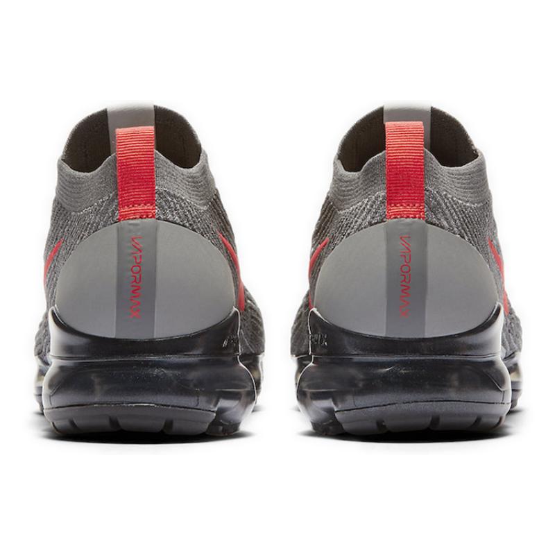 Nike Air VaporMax Flyknit 3 Серый/Красный трек Кроссовки для бега CT1270-001