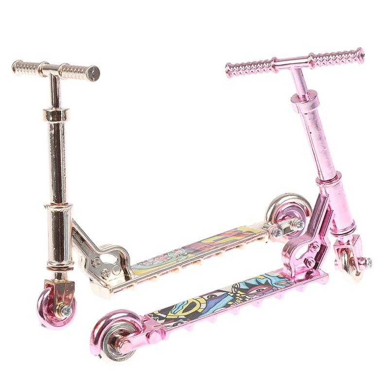 Mini Scooter Child Educational Toy Finger Scooter Bike Skateboard Fingerboard