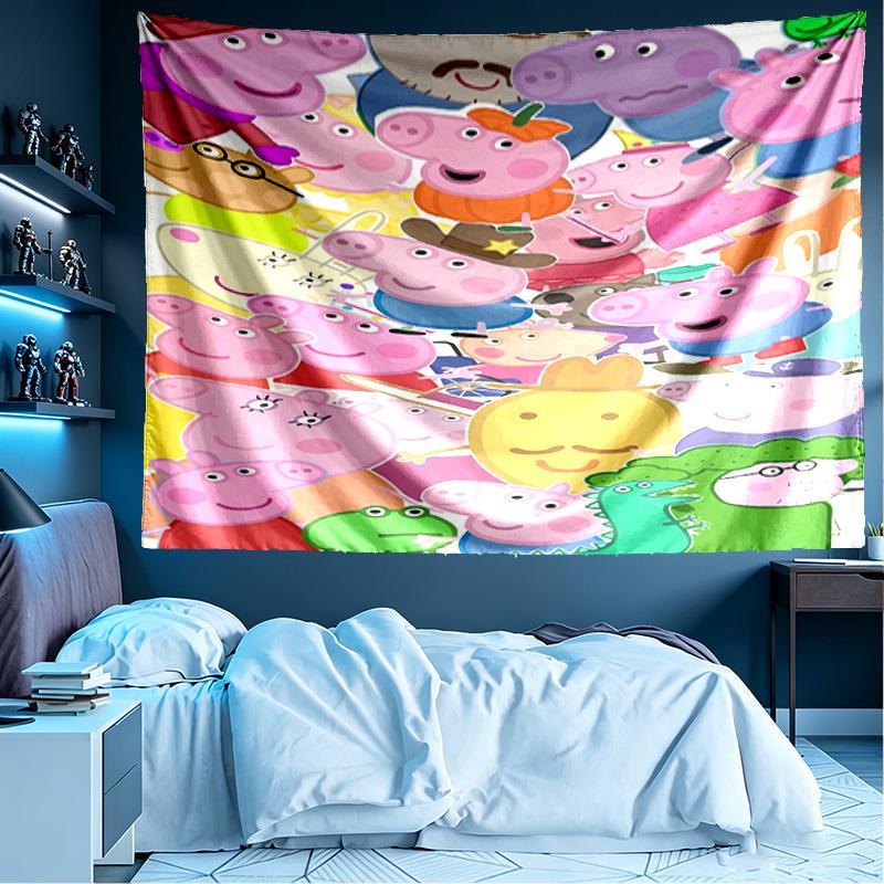 Cartoon animation Print Tapestry, Lightweight Wall Hanging, for Bedroom, Dorm, Living Room, Home Art Decor - Birthday Christmas Gift for Friends