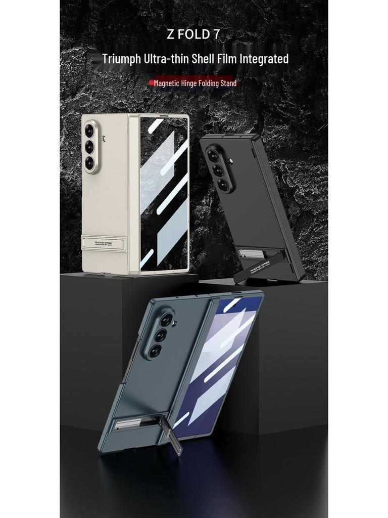 Ультратонкий чехол-подставка для Samsung Z Fold7: Защита от падения, Креативный дизайн шарнира