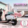 Rechargeable Sound Activated Moving Tail Fluffy Plush Plush Wagging Tail  Electric Bicycle