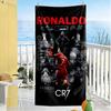 Ronaldo's Iconic Journey Beach Towel High Absorbency & Quick-Dry Comfortable Lightweight