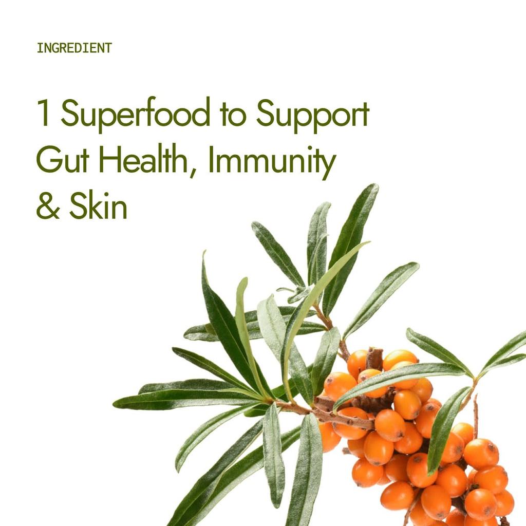 Kapiva Sea Buckthorn Juice 500ml - Pure Nutrient Rich Superfruit Drink For Daily Wellness And Radiant Skin Support