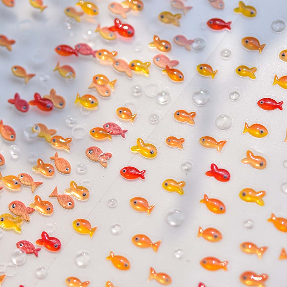 Звезды Желе Океан Наклейки для ногтей Морские медузы Океан Украшения для ногтей Летний пляж