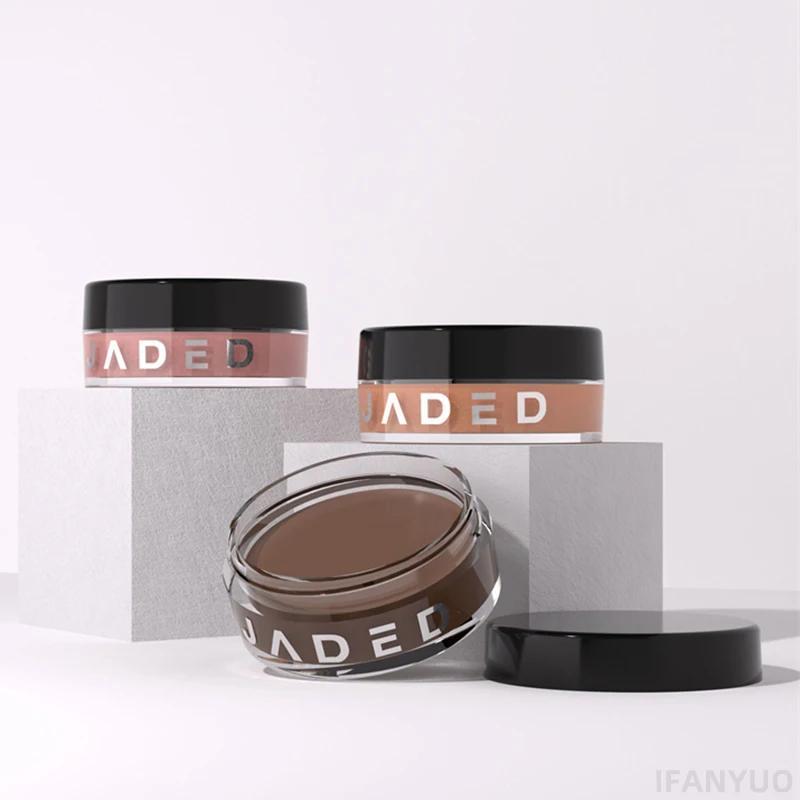 Крем-тени для век с блестками, матовые тени для век, крем-контур, пигмент, стойкий тонкий мерцающий матовый натуральный крем для теней, макияж для глаз