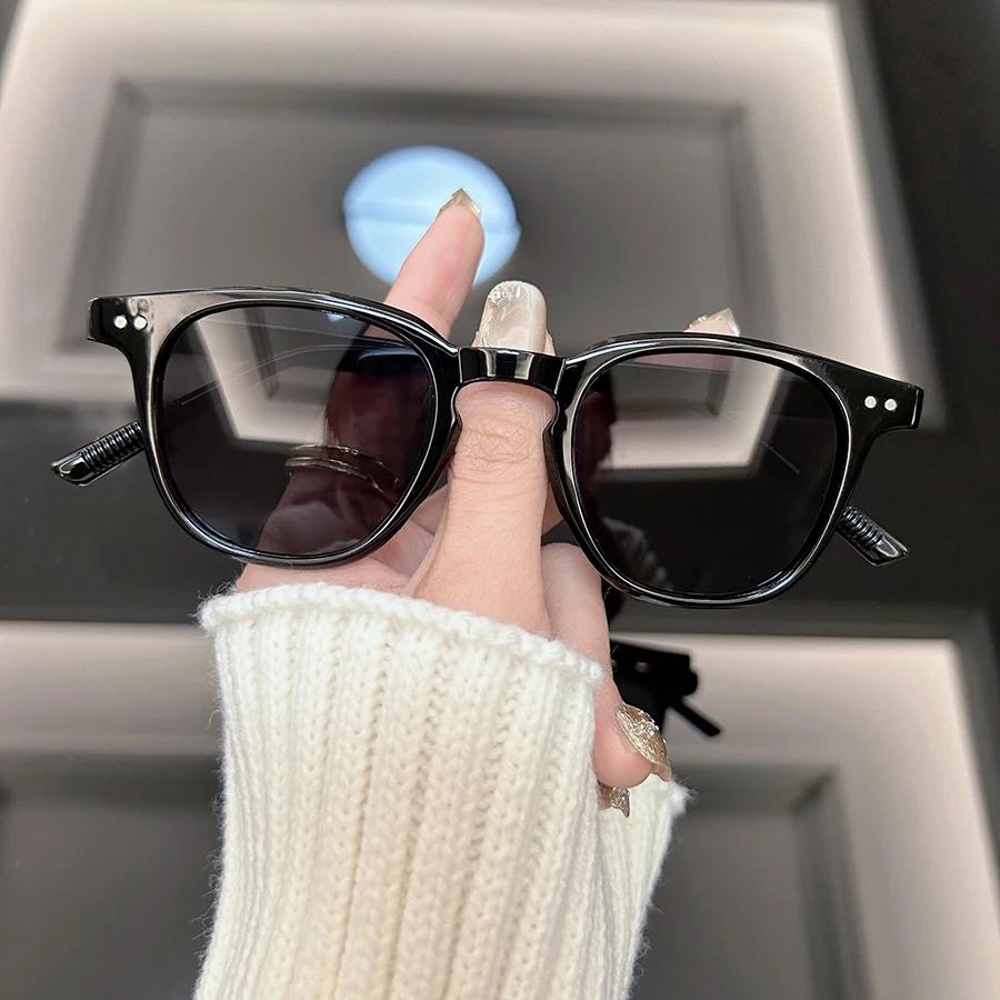 Модные квадратные солнцезащитные очки «кошачий глаз» женские мужские дизайнерские брендовые ретро солнцезащитные очки мужские женские с маленькой оправой винтажные