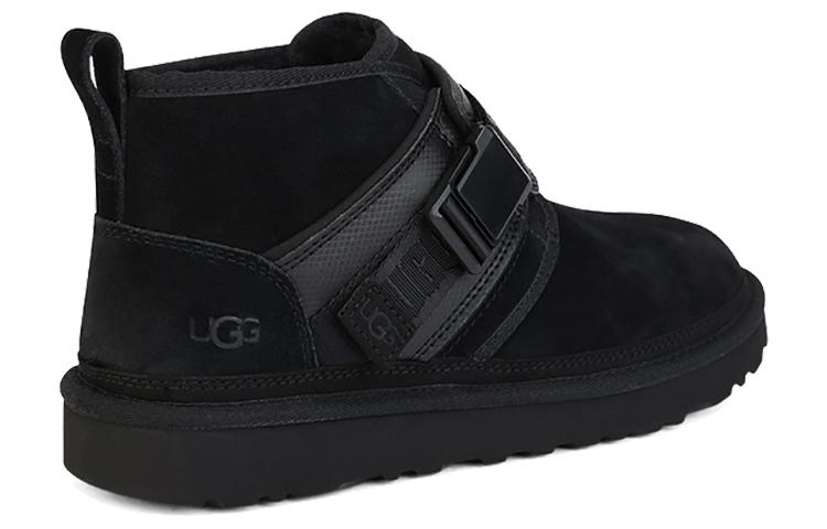 UGG Neumel Snapback Пряжка Флисовая Подкладка Снежные Сапоги Черный 1118570-BLK