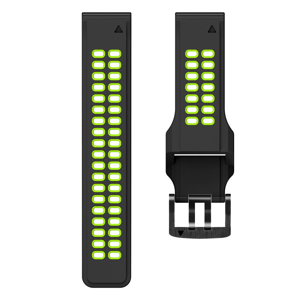 Soft Silicone Sport Waterproof Replacement Band for Garmin Fenix 5/6/7/8 51mm - 26mm Width
