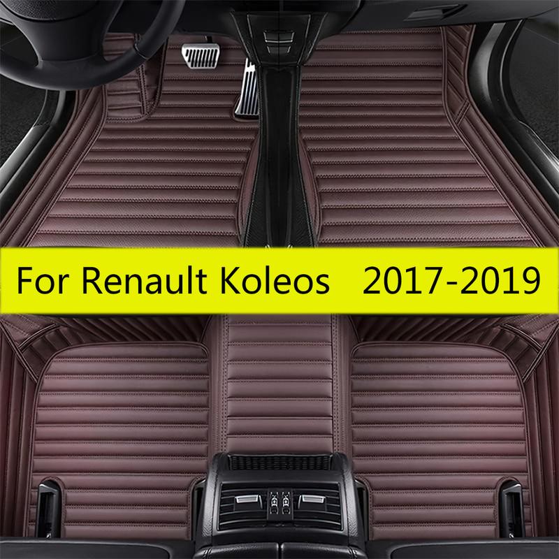 Автомобильные коврики для Renault Koleos 2017 2018 Автомобильные коврики для ног Покрытие ковриком в салоне Аксессуары для интерьера