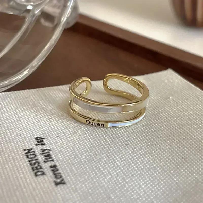 Classic Creative Silver Hug Rings for Women Metal Carved Hands Open Ring Birthday Party Jewelry Gifts