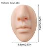 1PC 3D Silicone Face Model Tattoo Puncture Practice Simulation Human Nose Mouth Body Part Display Nose Piercing Jewelry