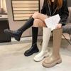 MAITA Soft Leather High Tube Thin Thin Boots for Women Fall 2022 New Thigh-high Boots Slim Knight Boots Single Boot