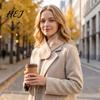 Cold Weather Neck Protector Thermal Warmer for Winter Weather, Silk Velvet Wrap, Fleece Lined Breathable Wrap Gaiter with Hidden Snap Fastening Women,