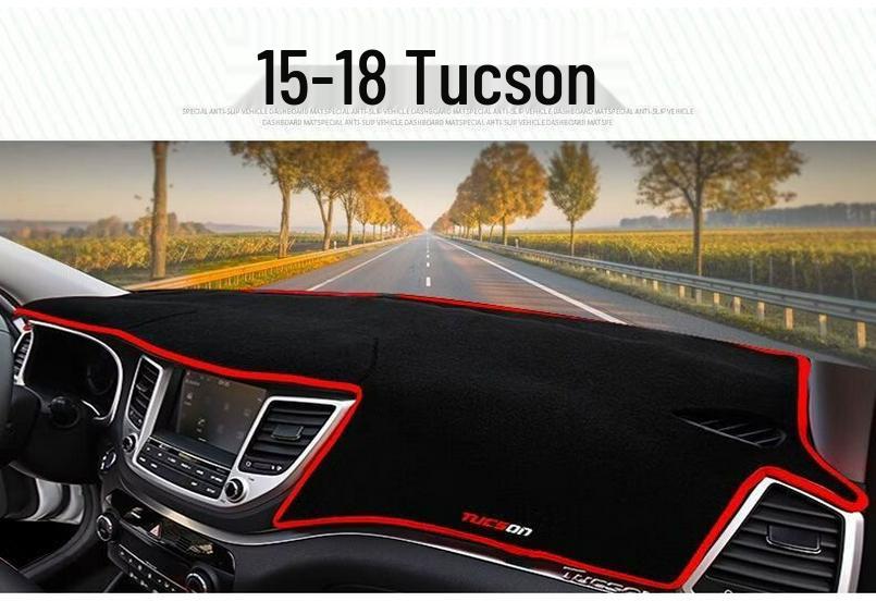 Коврик-тент на приборную панель Hyundai Tucson от бликов - Теплоизоляция и защита от солнца в салоне