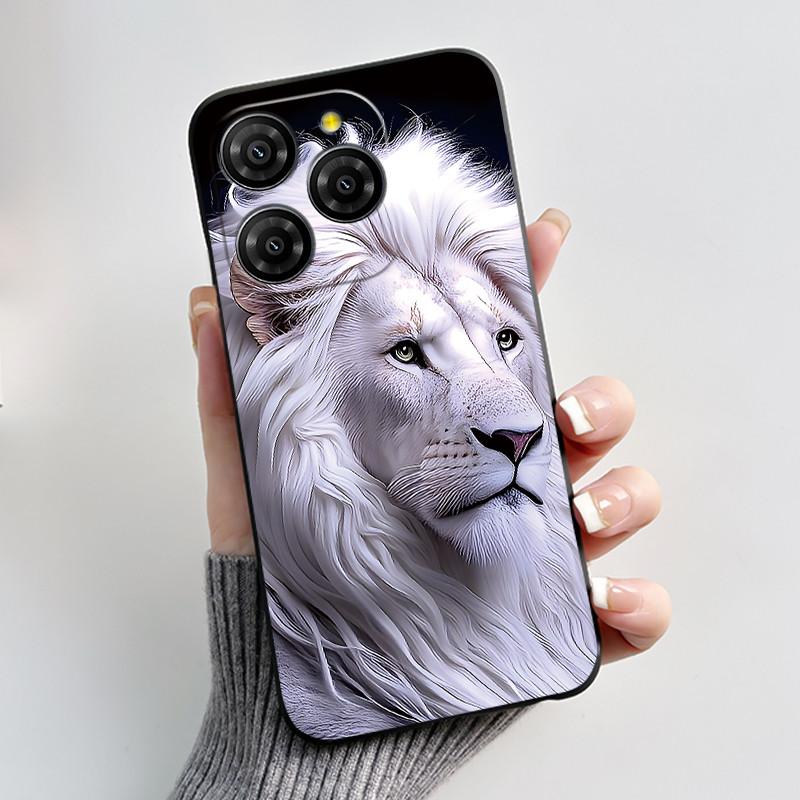 For Blackview Shark 9 5G Case Cute Funny Love Heart Rabbit Soft Silicone Protective Back Cover For Black View Shark 9 Phone Case