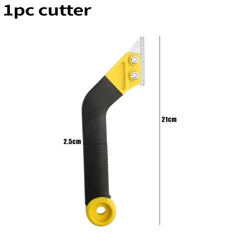 Professional Tile Gap Cleaning Tool Wall Floor Tiles Joint Cleaner Scraper Cement Dust Cleaning Removal Scraper with Knife Blade