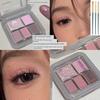 Millennial Smokey Eye Five-Color Eyeshadow Palette Pearlescent Matte Earth Tones Black White Cement Gray Blue High-End Feel Affordable for Students