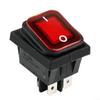 Rectangle Rocker Switch Waterproof 20A DPST IP67 Illuminated