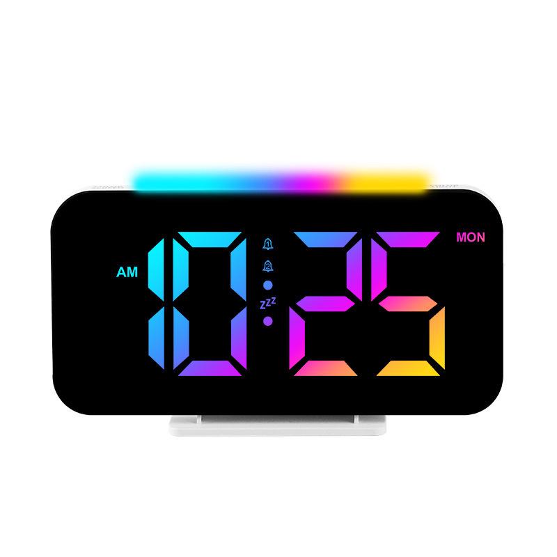 Многофункциональный RGB-будильник с подсветкой 9010