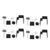 4Pcs Drawer Front Panel Installation Clamps Drill Hole Guide Fixing Clips Bow Structure Cabinet