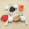 1PC Baseball Key Chains Bag Pendant, Key Rings Decorations