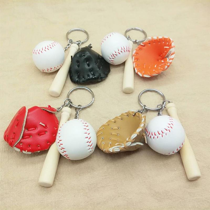1PC Baseball Key Chains Bag Pendant, Key Rings Decorations