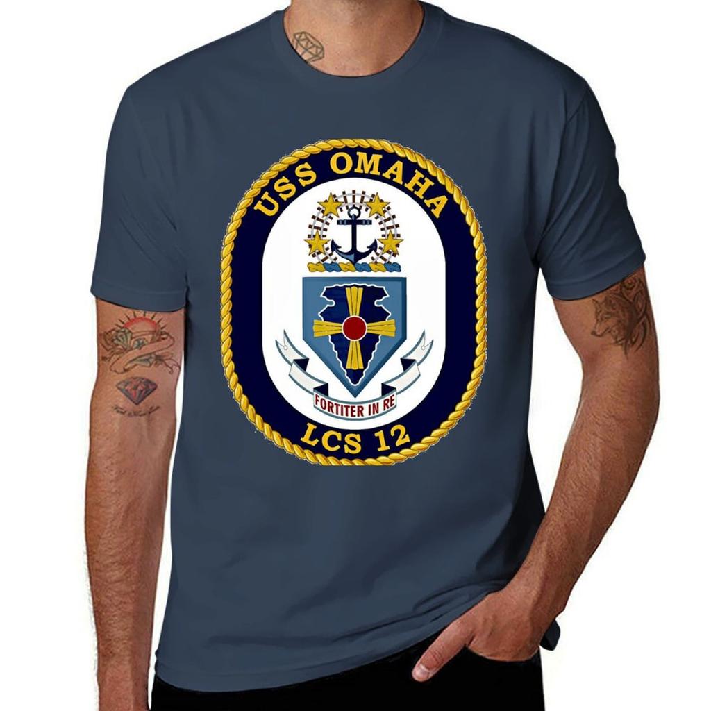 Uss Omaha Lcs12 Tshirt Fitness Training Breathable Tee